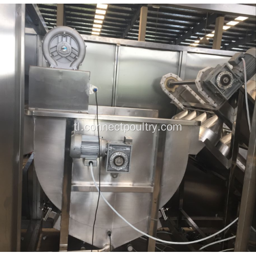 Super compact poultry processing machine